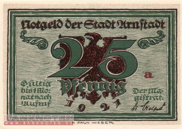 Arnstadt - 25  Pfennig (#SS0043_2-5_UNC)