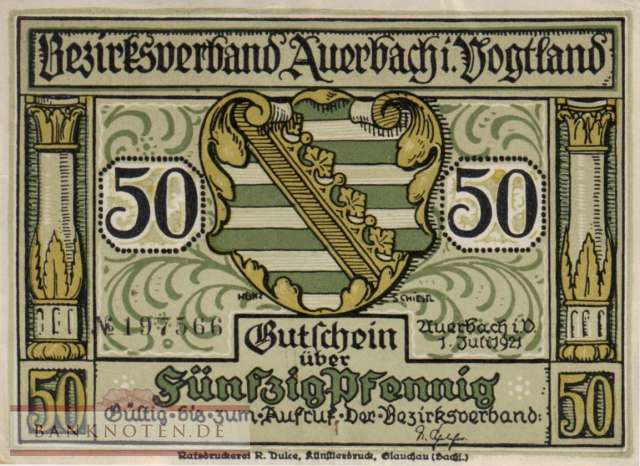 Auerbach - 50  Pfennig (#SS0053_1a-1-1_AU)