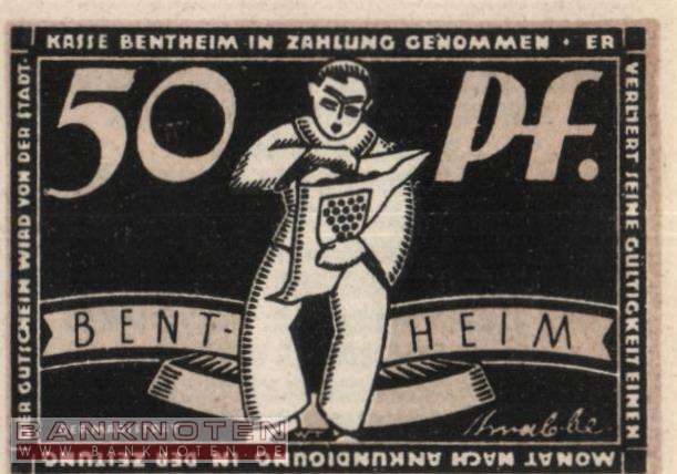 Bentheim - 50  Pfennig (#SS0075_1-3_UNC)