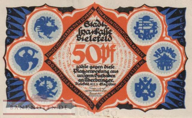 Bielefeld - 50  Pfennig (#SS0103_5b-6_AU)