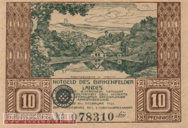 Birkenfeld - 10  Pfennig (#SS0106_1-1_UNC)