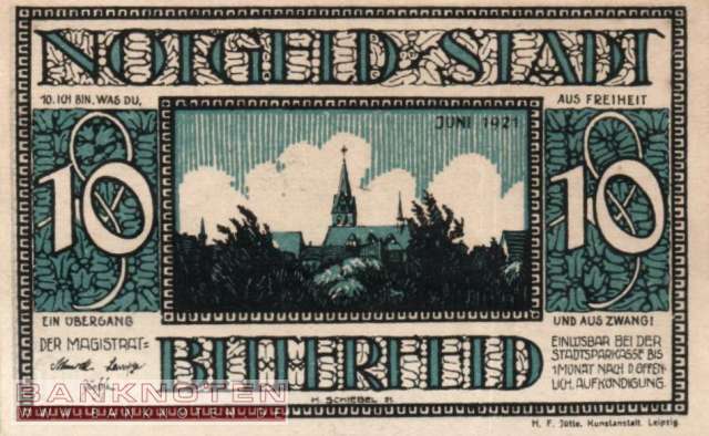 Bitterfeld - 10  Pfennig (#SS0111_1-2-10_UNC)