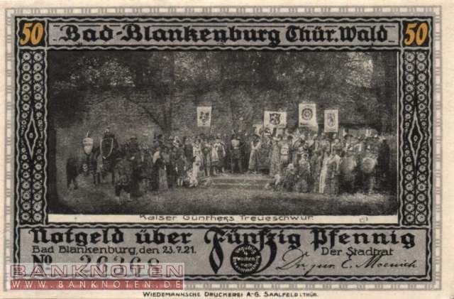 Blankenburg, Bad - 50  Pfennig (#SS0113_1-2_UNC)