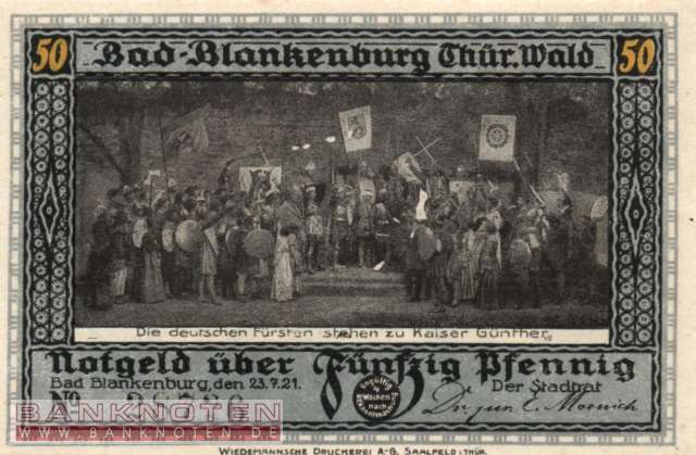 Blankenburg, Bad - 50  Pfennig (#SS0113_1-3_UNC)