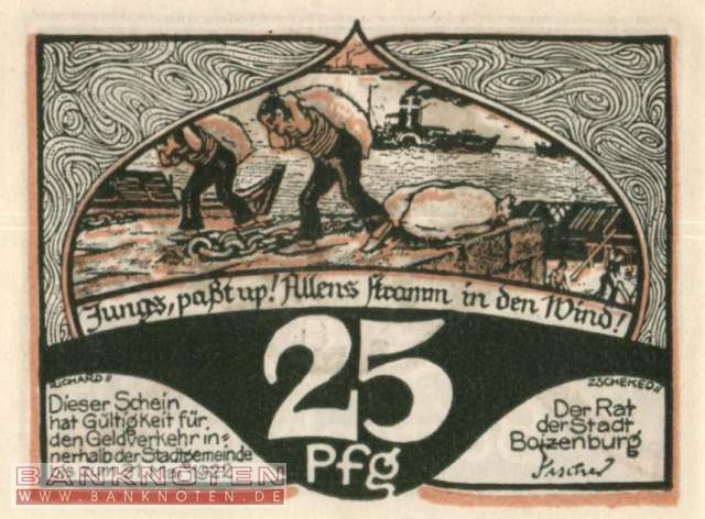 Boizenburg - 25  Pfennig (#SS0134_1a-2_UNC)