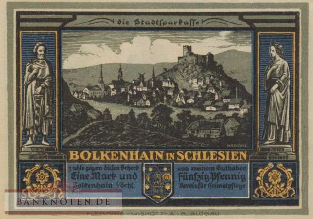 Bolkenhain - 1,50  Mark (#SS0137_2-5_UNC)