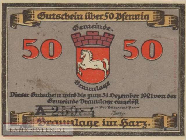 Braunlage - 50  Pfennig (#SS0153_1-3_AU)