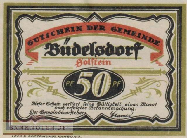 Büdelsdorf - 50  Pfennig (#SS0200_1-2_AU)