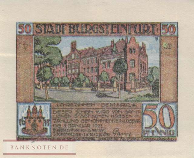 Burgsteinfurt - 50  Pfennig (#SS0210_1a-05_AU)