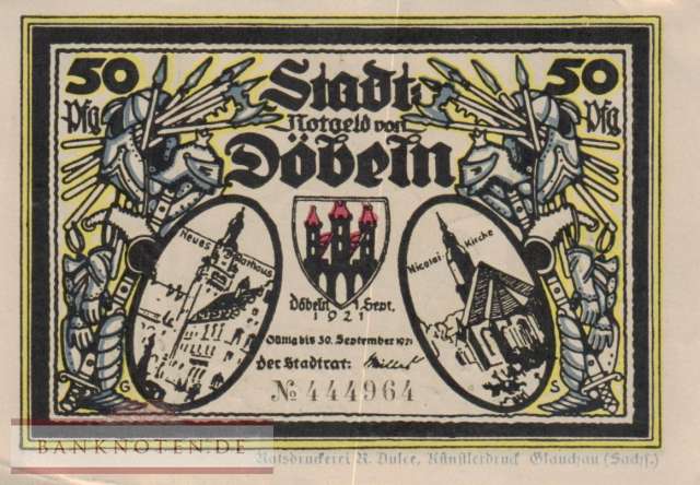 Döbeln - 50  Pfennig (#SS0277_1a-6_AU)