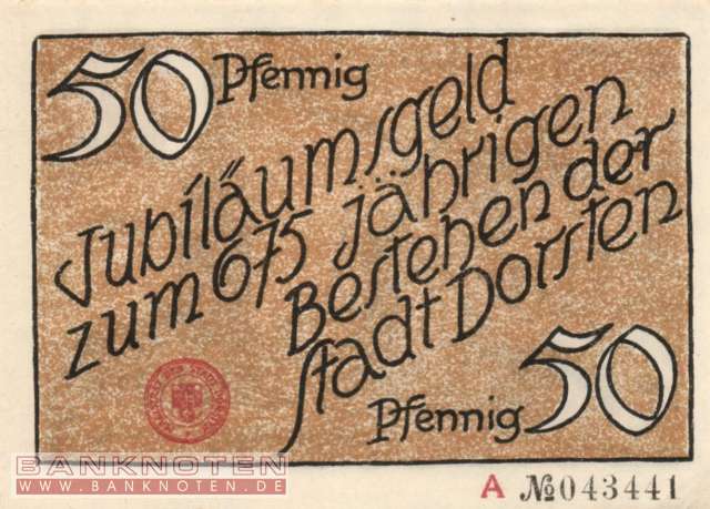 Dorsten - 50  Pfennig (#SS0282_1-1_UNC)