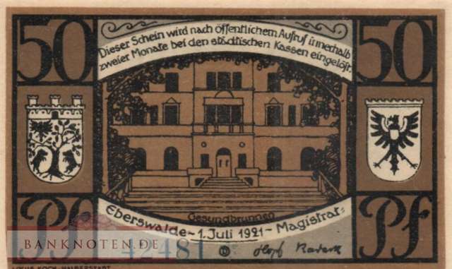 Eberswalde - 50  Pfennig (#SS0303_1b-2_UNC)