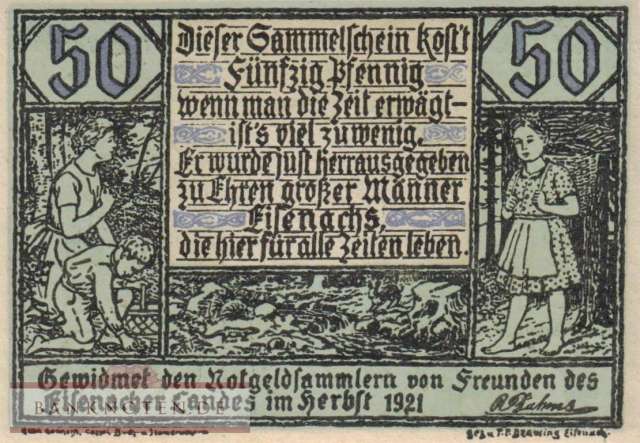 Eisenach - 50  Pfennig (#SS0318_2-6_UNC)