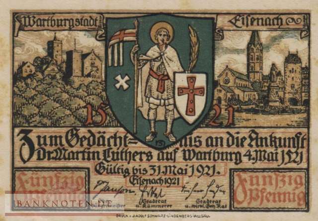 Eisenach - 50  Pfennig (#SS0320_2a-4_AU)