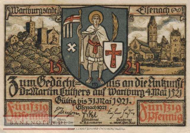 Eisenach - 50  Pfennig (#SS0320_2a-6_AU)