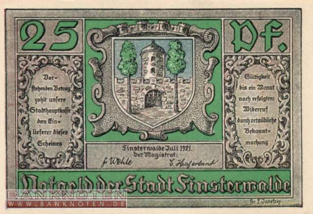 Finsterwalde - 25  Pfennig (#SS0362_1-1_UNC)