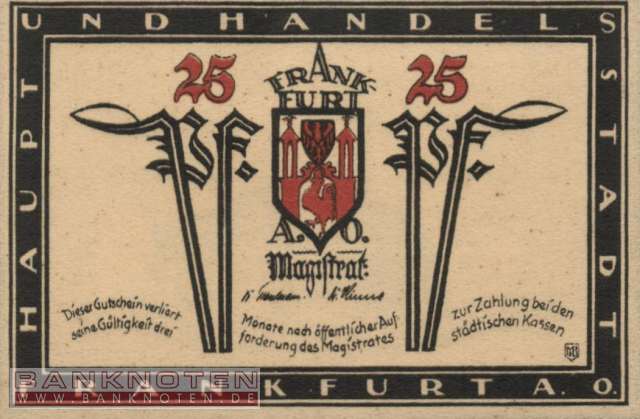 Frankfurt an der Oder - 25  Pfennig (#SS0377_1-2_UNC)