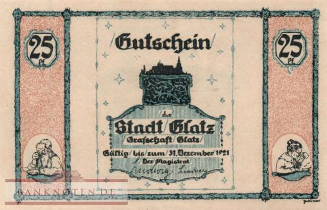 Glatz - 25  Pfennig (#SS0431_5-1-4_UNC)