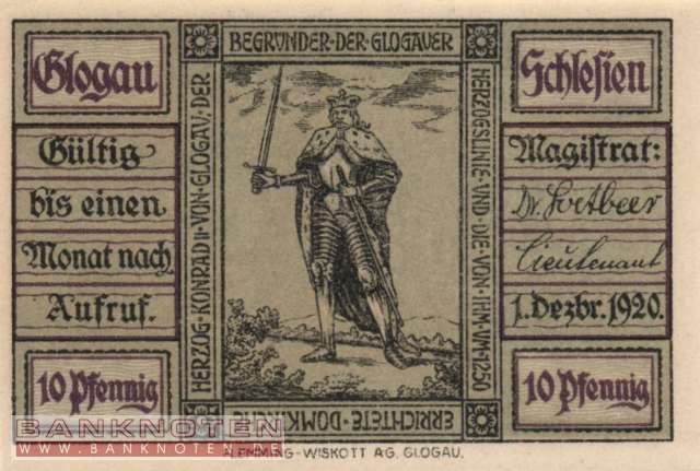 Glogau - 10  Pfennig (#SS0439_1-1_UNC)