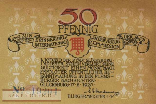 Glücksburg - 50  Pfennig (#SS0441_2c_AU)
