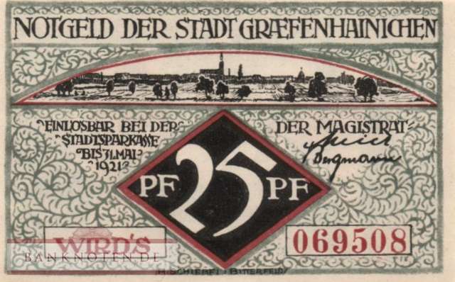 Gräfenhainichen - 25  Pfennig (#SS0461_2-2-11_UNC)