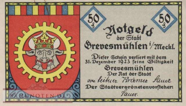 Grevesmühlen - 50  Pfennig (#SS0473_1_AU)