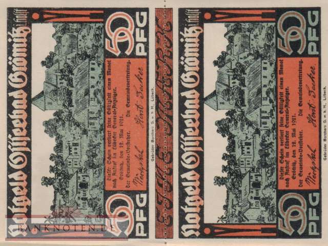 Grömitz - 2x 50  Pfennig (#SS0474_2_AU)