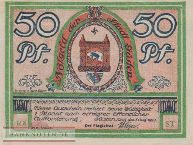 Güsten - 50  Pfennig (#SS0494_1-2-1_AU)