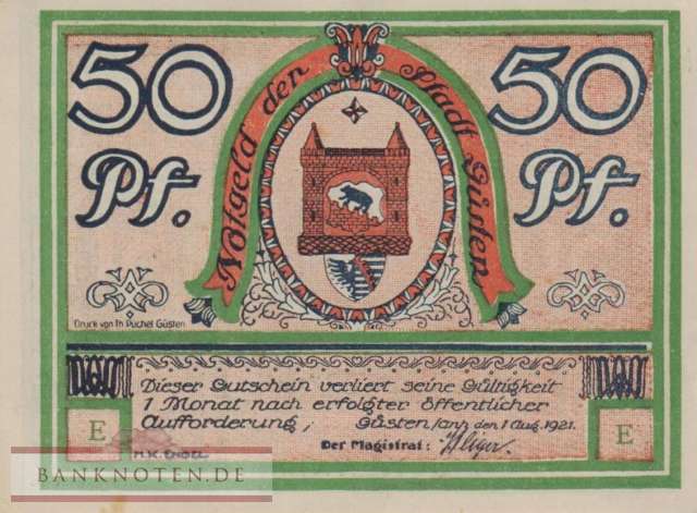 Güsten - 50  Pfennig (#SS0494_1-2-4_AU)