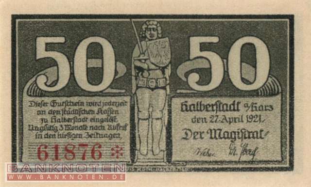 Halberstadt - 50  Pfennig (#SS0504_2b-2-1_UNC)