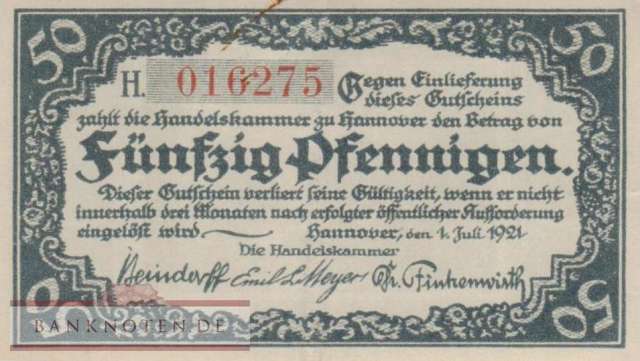 Hannover - 50  Pfennig (#SS0572_1-2H_AU)