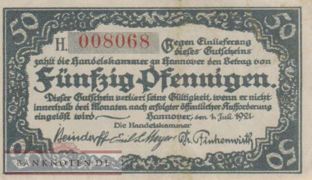 Hannover - 50  Pfennig (#SS0572_1-2H_XF)