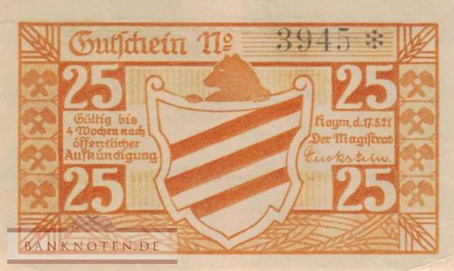 Hoym - 25  Pfennig (#SS0634_2a_AU)