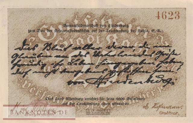 Kahla - 25  Pfennig (#SS0668_4a-1_AU)