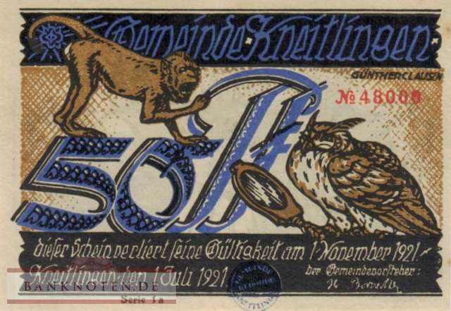Kneitlingen - 50  Pfennig (#SS0710_1a-1a_AU)
