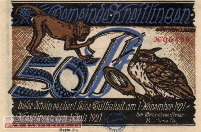 Kneitlingen - 50  Pfennig (#SS0710_1a-2a_UNC)