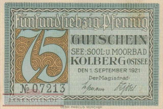 Kolberg - 75  Pfennig (#SS0737_2-3_AU)