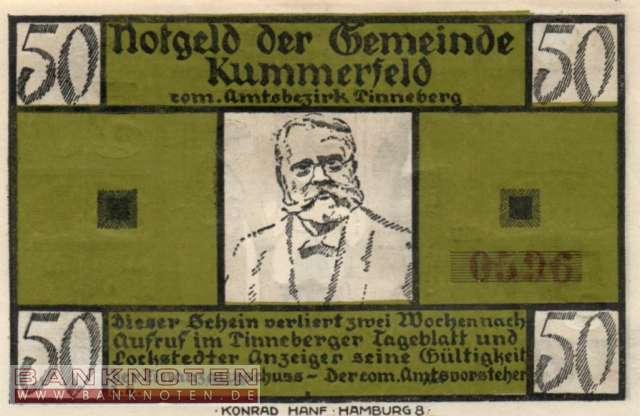 Kummerfeld - 50  Pfennig (#SS0749_2a-2-1_UNC)