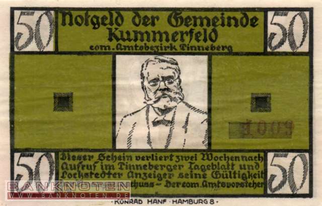 Kummerfeld - 50  Pfennig (#SS0749_2a-2-2_UNC)