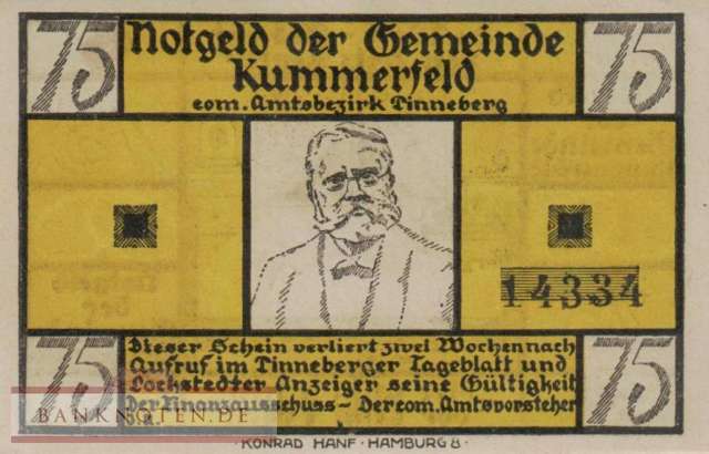 Kummerfeld - 75  Pfennig (#SS0749_6a-3-1_AU)