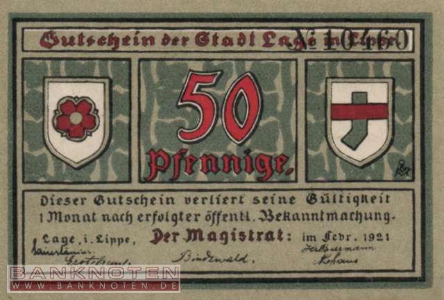 Lage - 50  Pfennig (#SS0757_2-2_UNC)