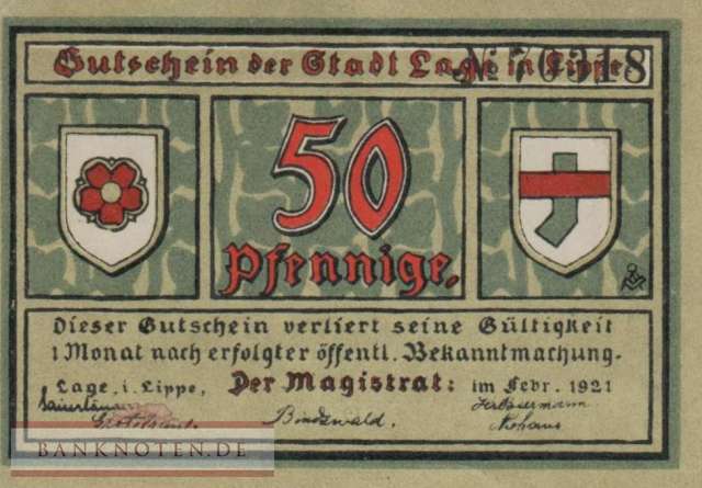 Lage - 50  Pfennig (#SS0757_2-2_AU)