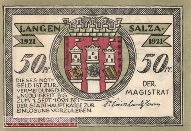 Langensalza - 50  Pfennig (#SS0770_4-2_UNC)