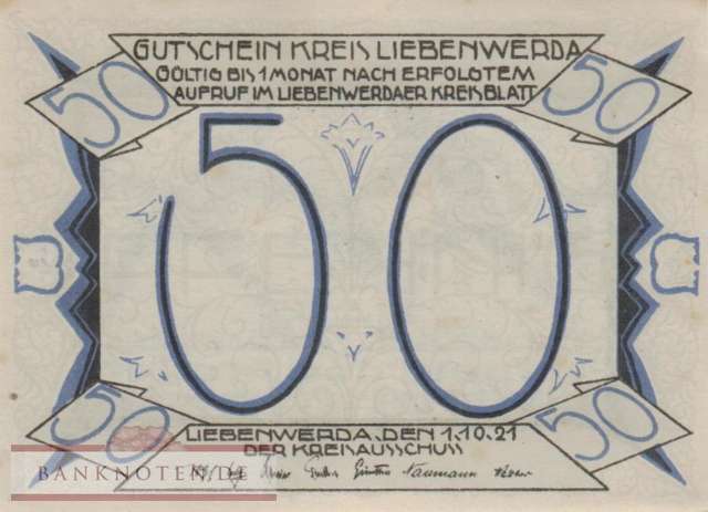 Liebenwerda - 50  Pfennig (#SS0800_1-4_AU)