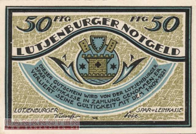 Lütjenburg - 50  Pfennig (#SS0842_1-2_UNC)