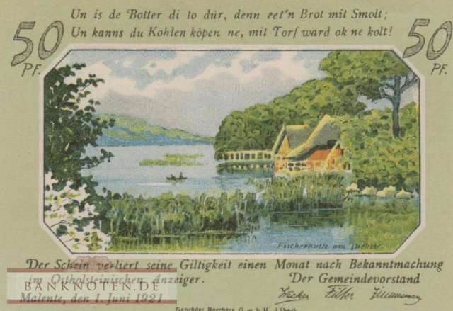 Malente-Gremsmühlen - 50  Pfennig (#SS0864_3-4_UNC)