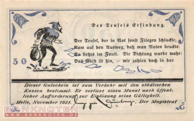 Melle - 50  Pfennig (#SS0879_1-3-1_UNC)