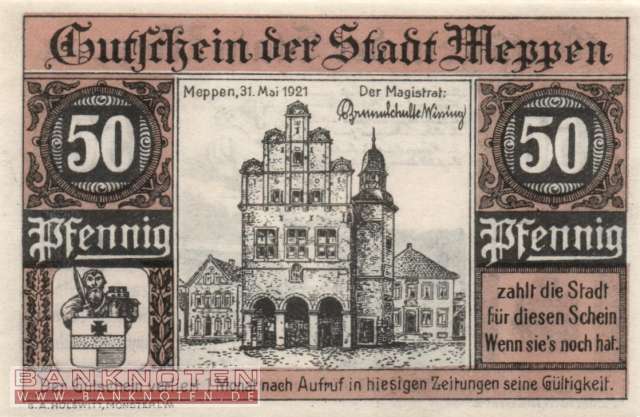 Meppen - 50  Pfennig (#SS0883_2-3_UNC)