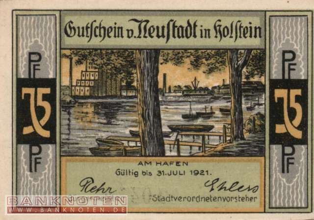 Neustadt i. Holstein - 75  Pfennig (#SS0963_1b-2-4_UNC)