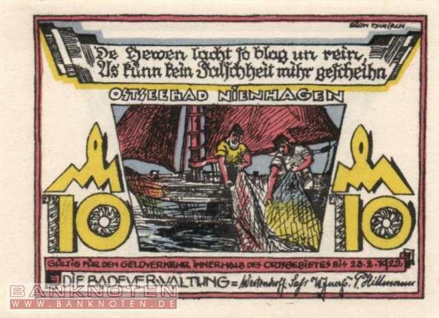 Nienhagen - 10  Pfennig (#SS0975_1-1_UNC)
